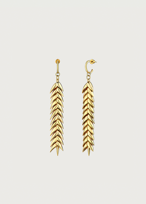 SPIKELET LONG EARRINGS