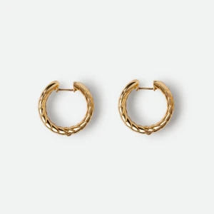 SPIKELET HOOPS IN GOLD