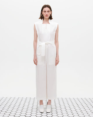 SQUARE JUMPSUIT IVORY