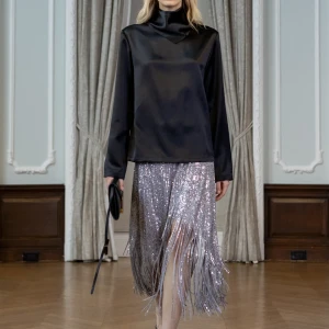 SUNBEAMS SKIRT IN STEEL GREY