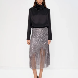 SUNBEAMS SKIRT IN STEEL GREY