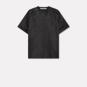 TOSHI SILK TOP IN BLACK