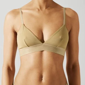 W - TRIANGLE BRALETTE GOLDEN SAND