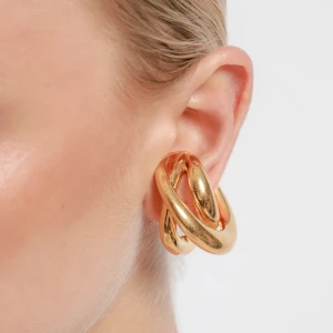 TRIPTYCH EAR CUFF IN GOLD