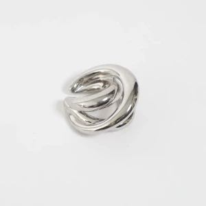 TRIPTYCH EAR CUFF IN SILVER
