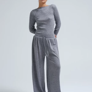 WOLLEN BARBERA IN GREY MELANGE