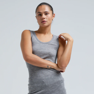 WOOLEN ISA IN GREY MELANGE