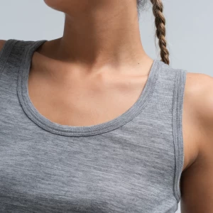 WOOLEN ISA IN GREY MELANGE