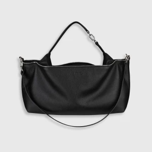 ZIP SHOULDER BAG BLACK