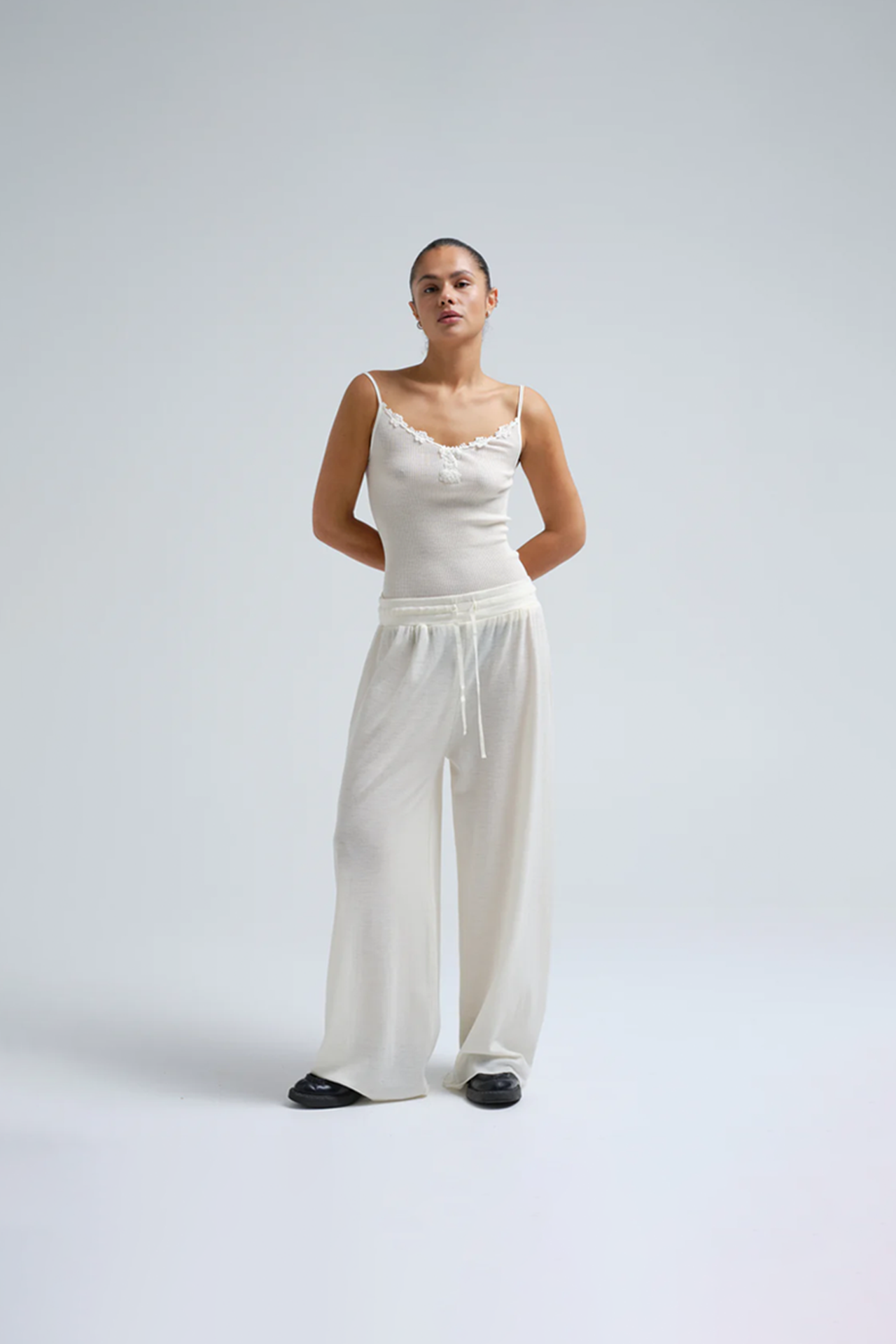 WOLLEN BARBERA IN OFF WHITE