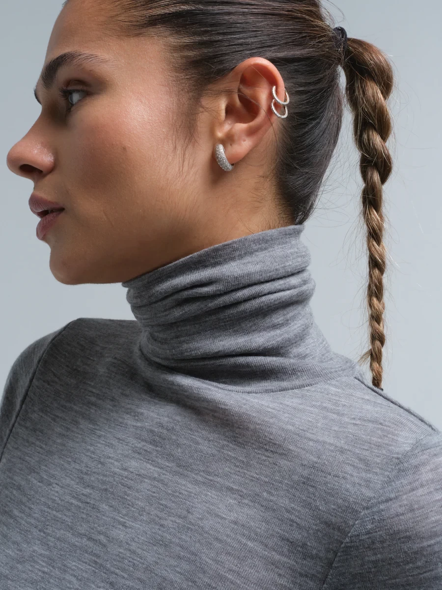 WOOLEN LOLA IN GREY MELANGE